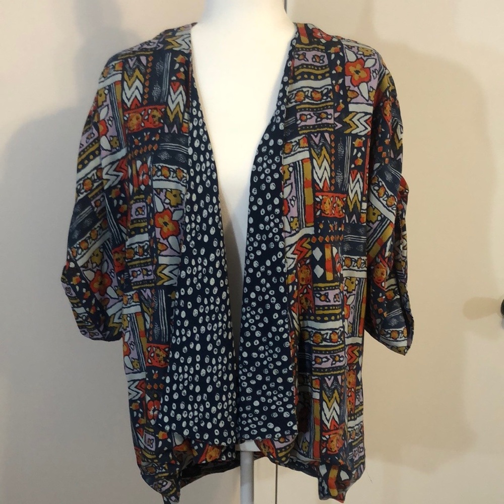 Anthropologie Porridge Silk Kimono